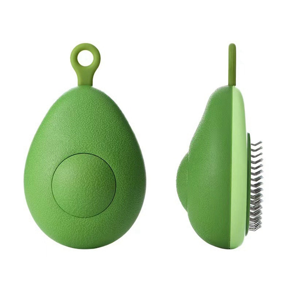 Pet Grooming Brush with One-Click Cleaning