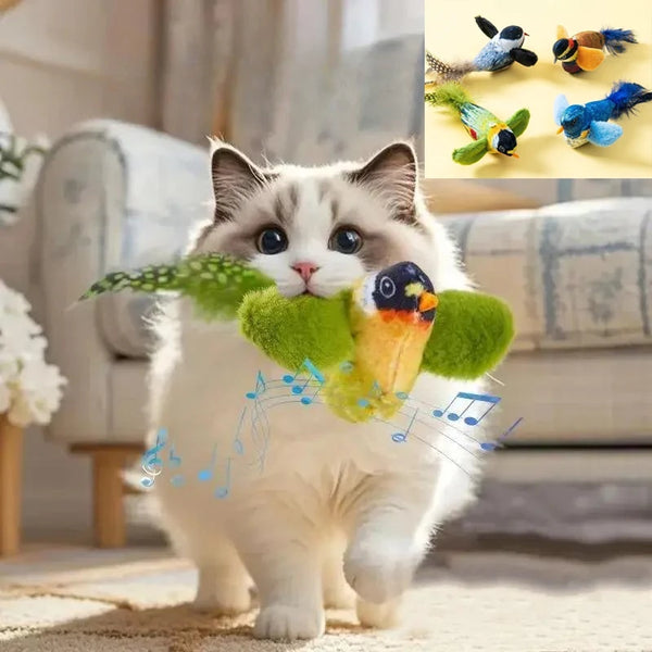 Chirpy Cat Play Birds